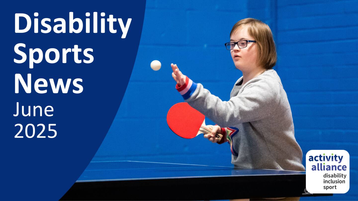 Disability Sports News 2025 - Young disabled girl plays table tennis