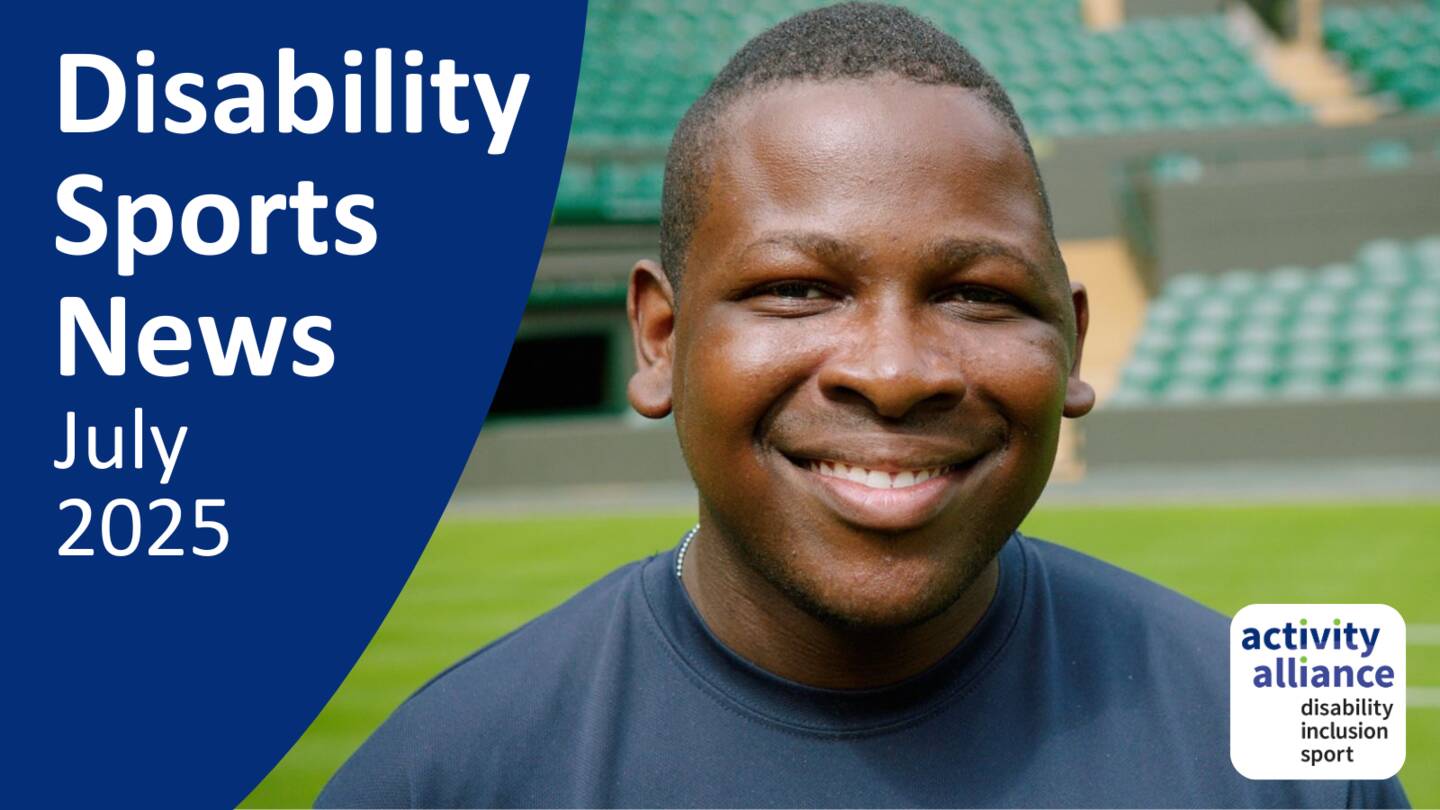 Disability Sports News July 2024. A close up photograph of Temi, one of the Activity Alliance ambassadors.