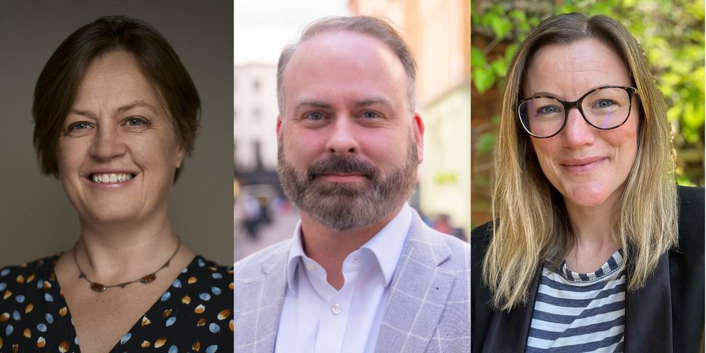 Portrait photos of Jane, Rory, and Lindsay. Activity Alliance Trustees.