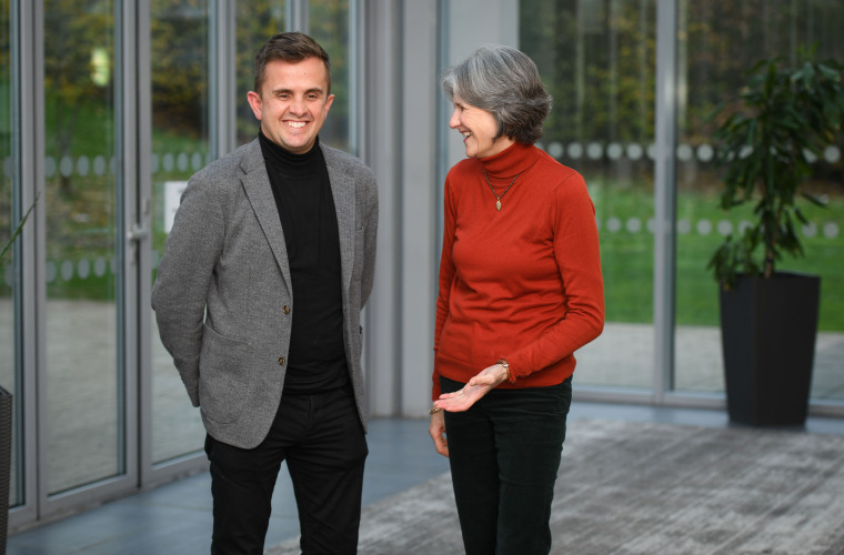 Activity Alliance Chief Executive Adam Blaze and outgoing Chair Sam Orde.