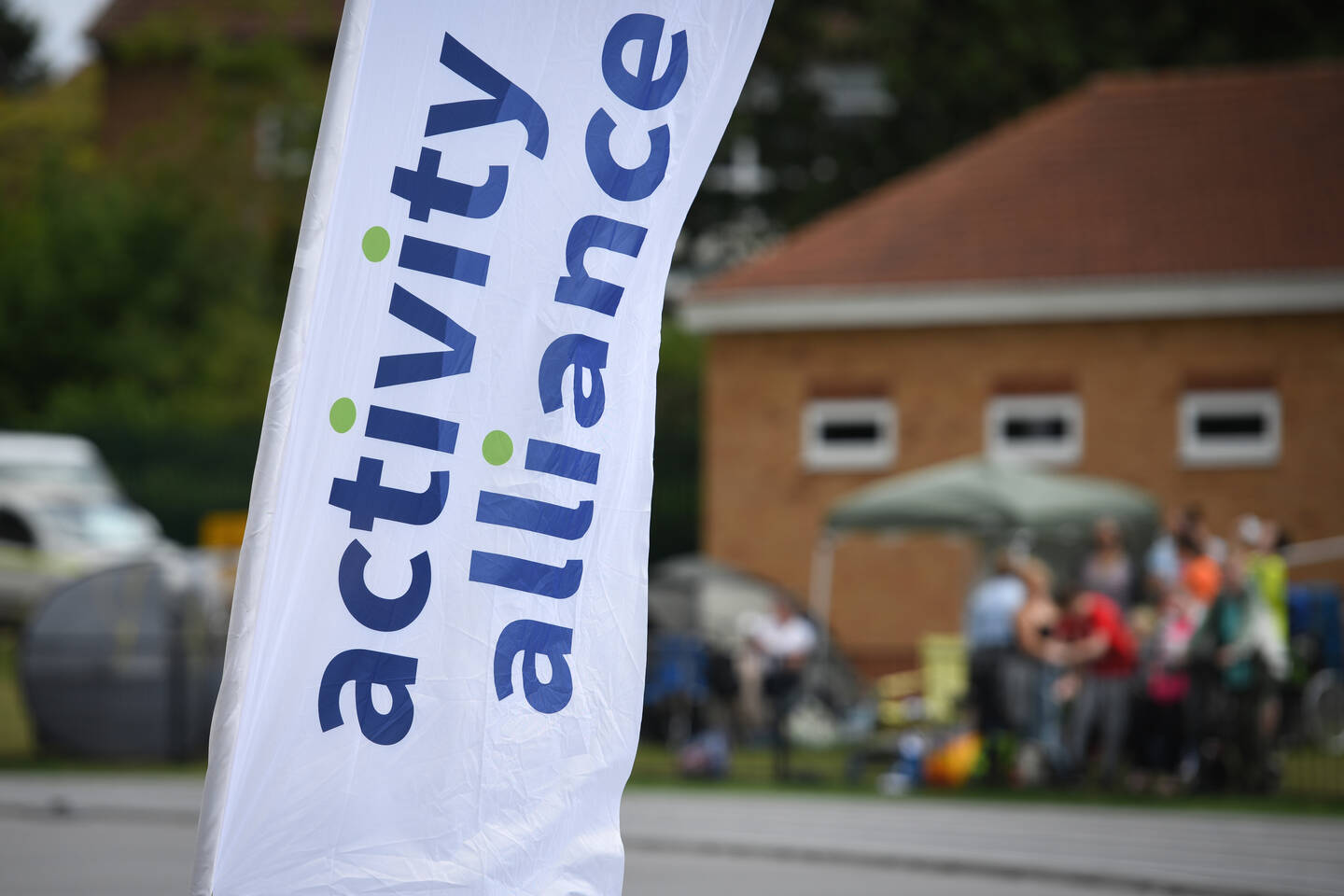 A banner with the activity alliance logo on.