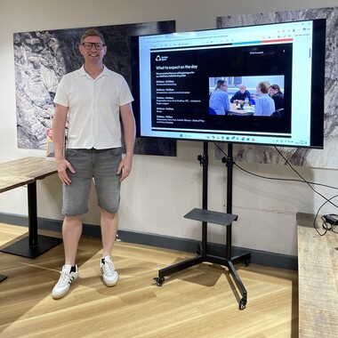 Paul Downes presenting NDSPAN